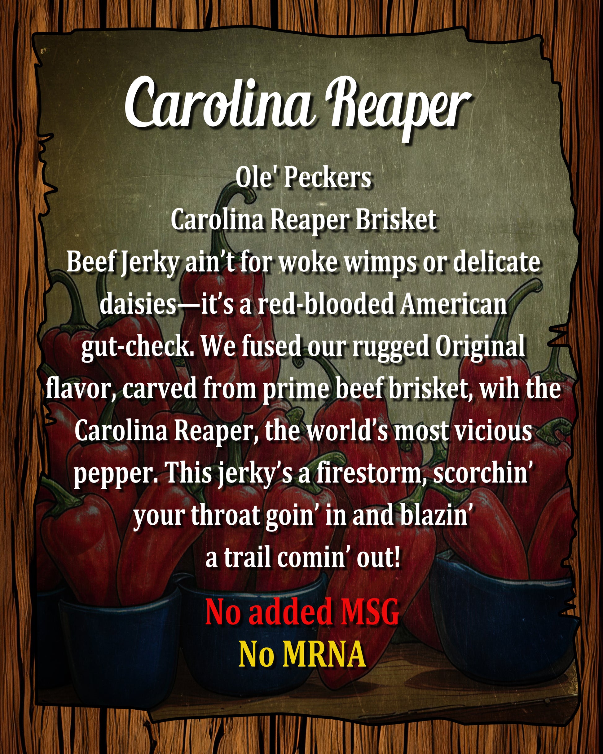 Saint Carolina Reaper Jerky