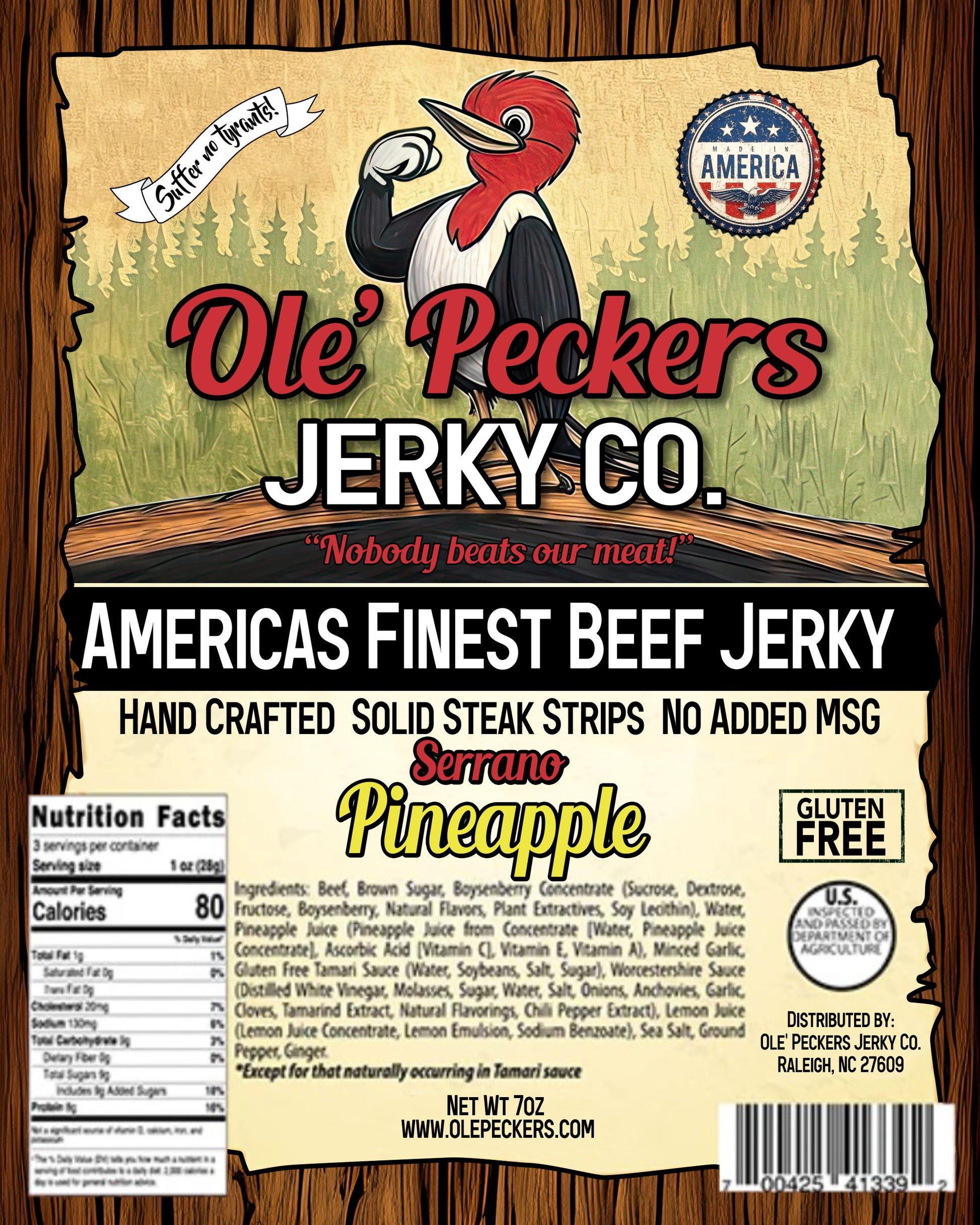Serrano Pineapple Jerky